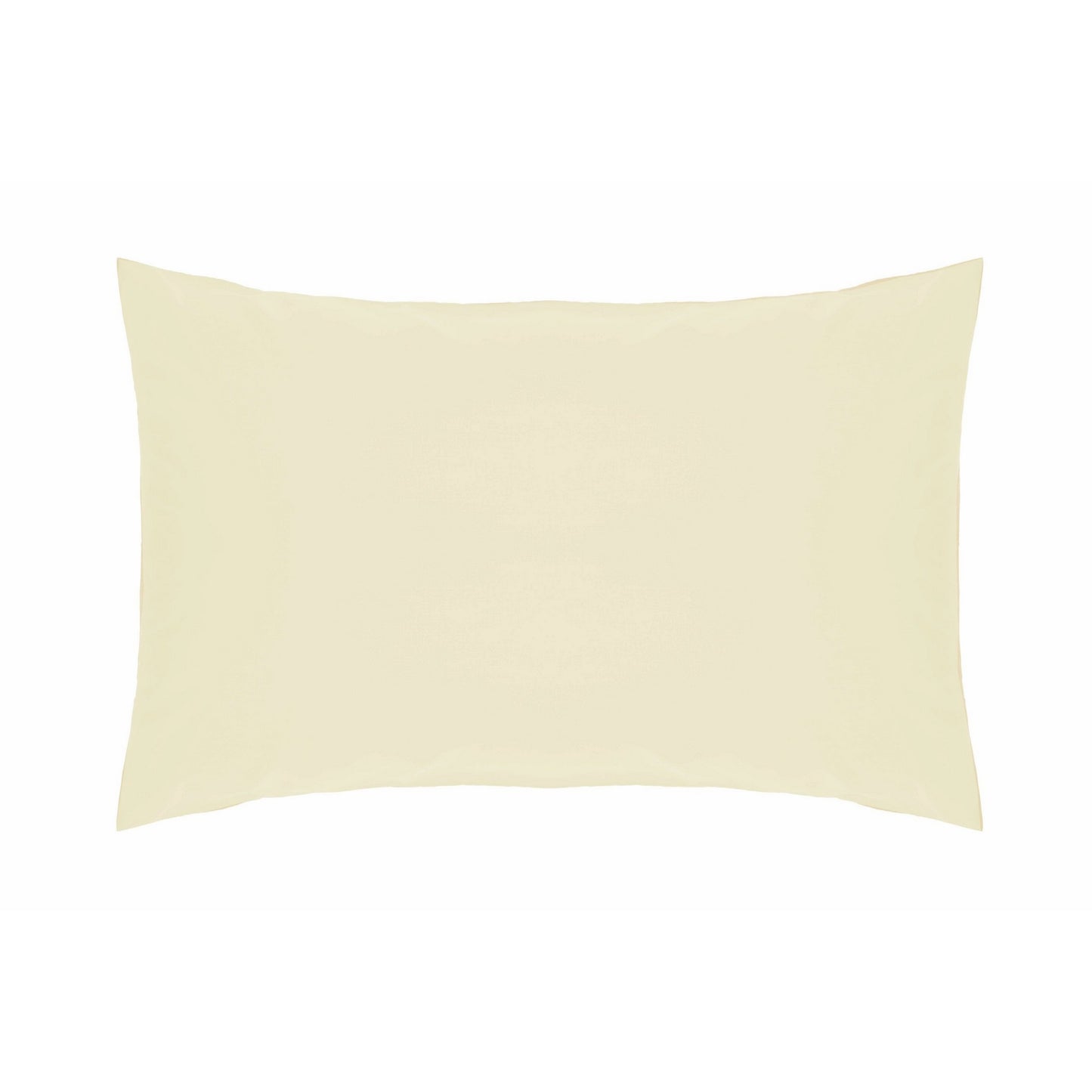 Ivory - Front - Belledorm Easycare Percale Housewife Pillowcase