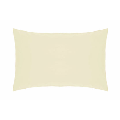 Ivory - Front - Belledorm Easycare Percale Housewife Pillowcase