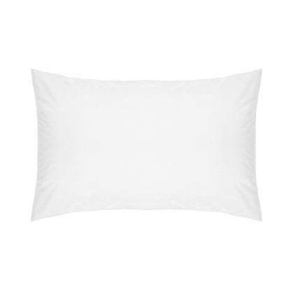 White - Front - Belledorm Easycare Percale Housewife Pillowcase