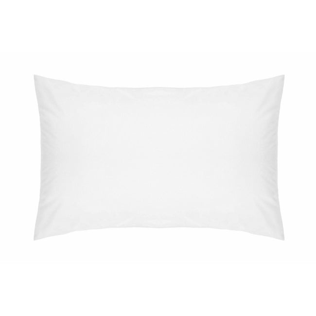White - Front - Belledorm Easycare Percale Housewife Pillowcase