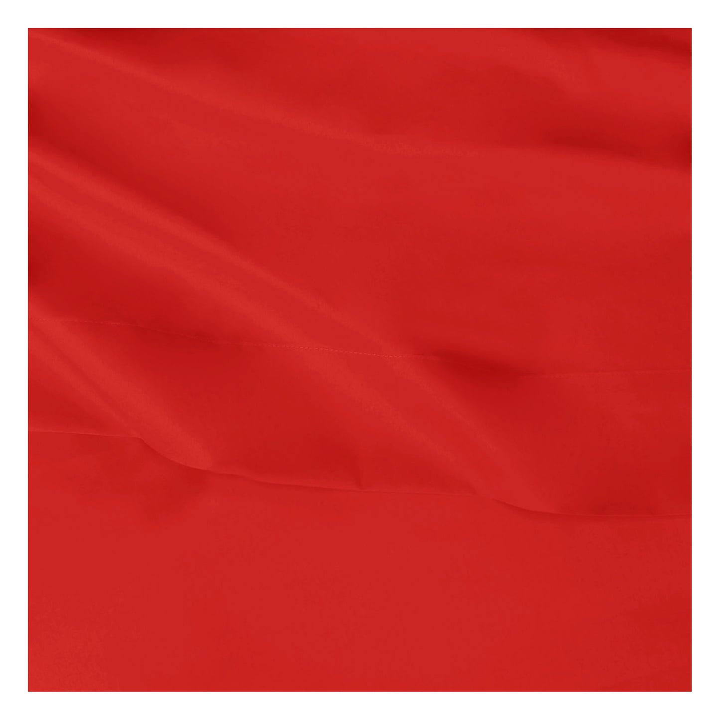 Red - Side - Belledorm Easycare Percale Platform Valance