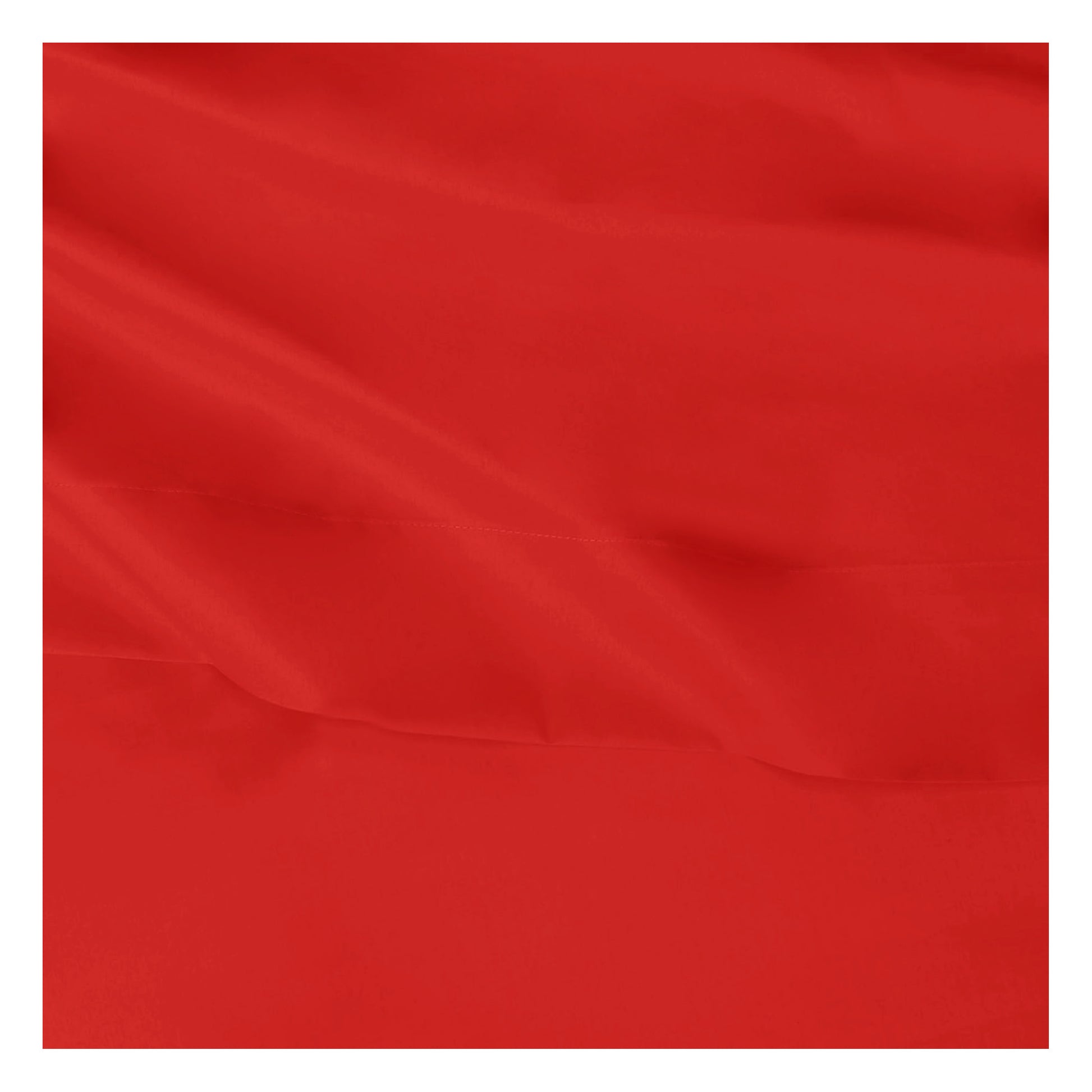 Red - Side - Belledorm Easycare Percale Platform Valance