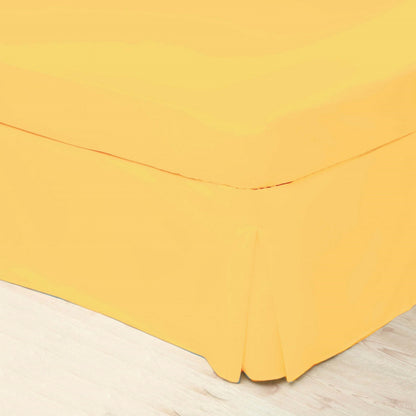 Saffron - Front - Belledorm Easycare Percale Platform Valance