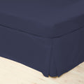 Navy - Front - Belledorm Easycare Percale Platform Valance