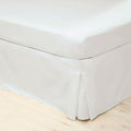 White - Front - Belledorm Easycare Percale Platform Valance