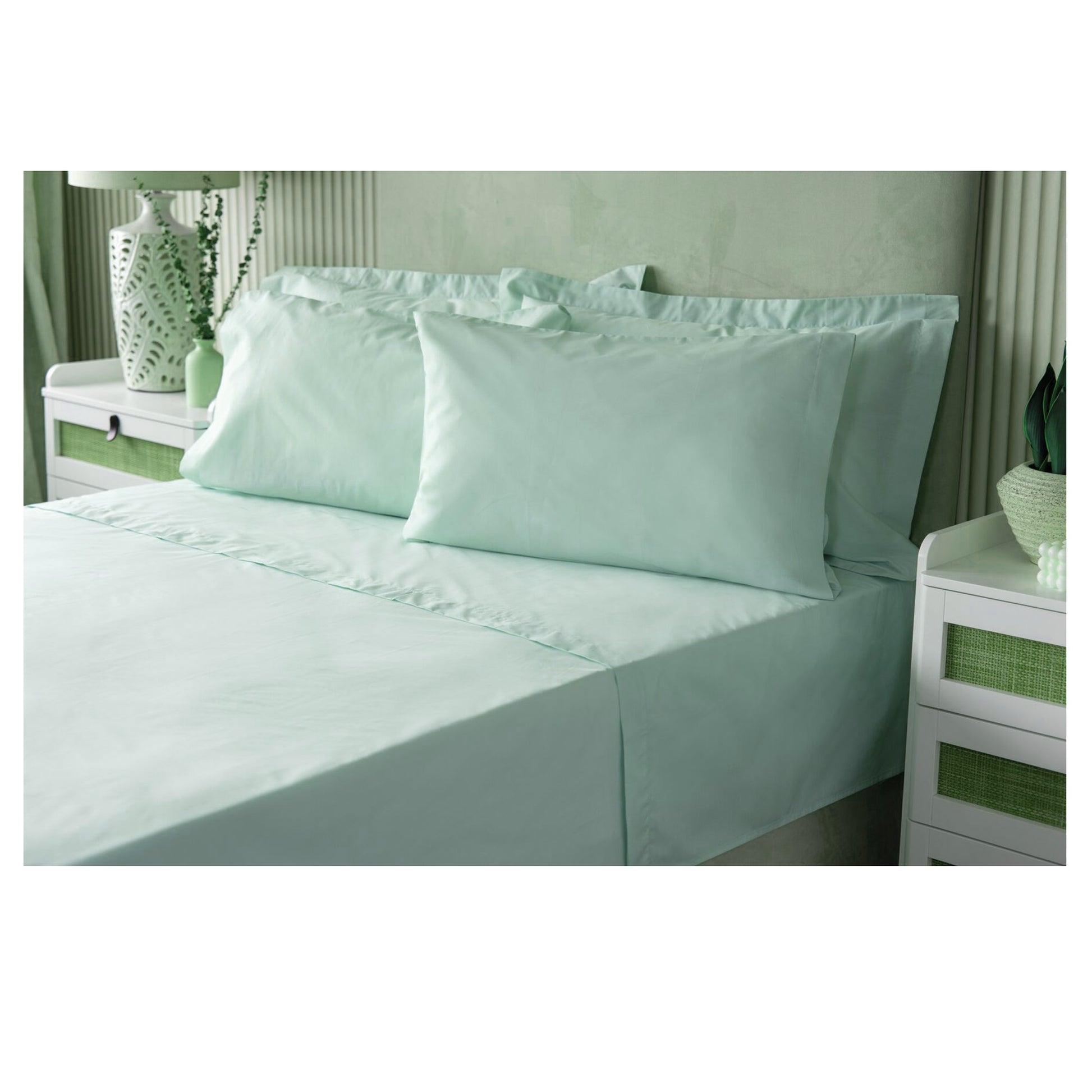 Breeze - Back - Belledorm Easycare Percale Platform Valance
