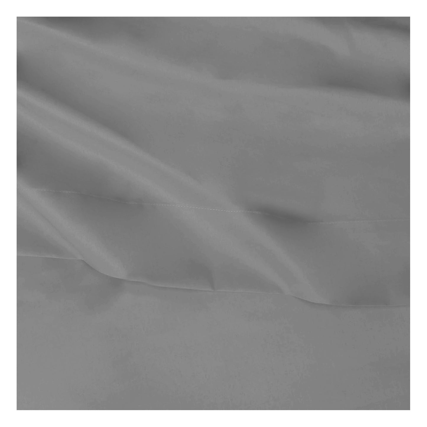 Grey - Side - Belledorm Easycare Percale Platform Valance