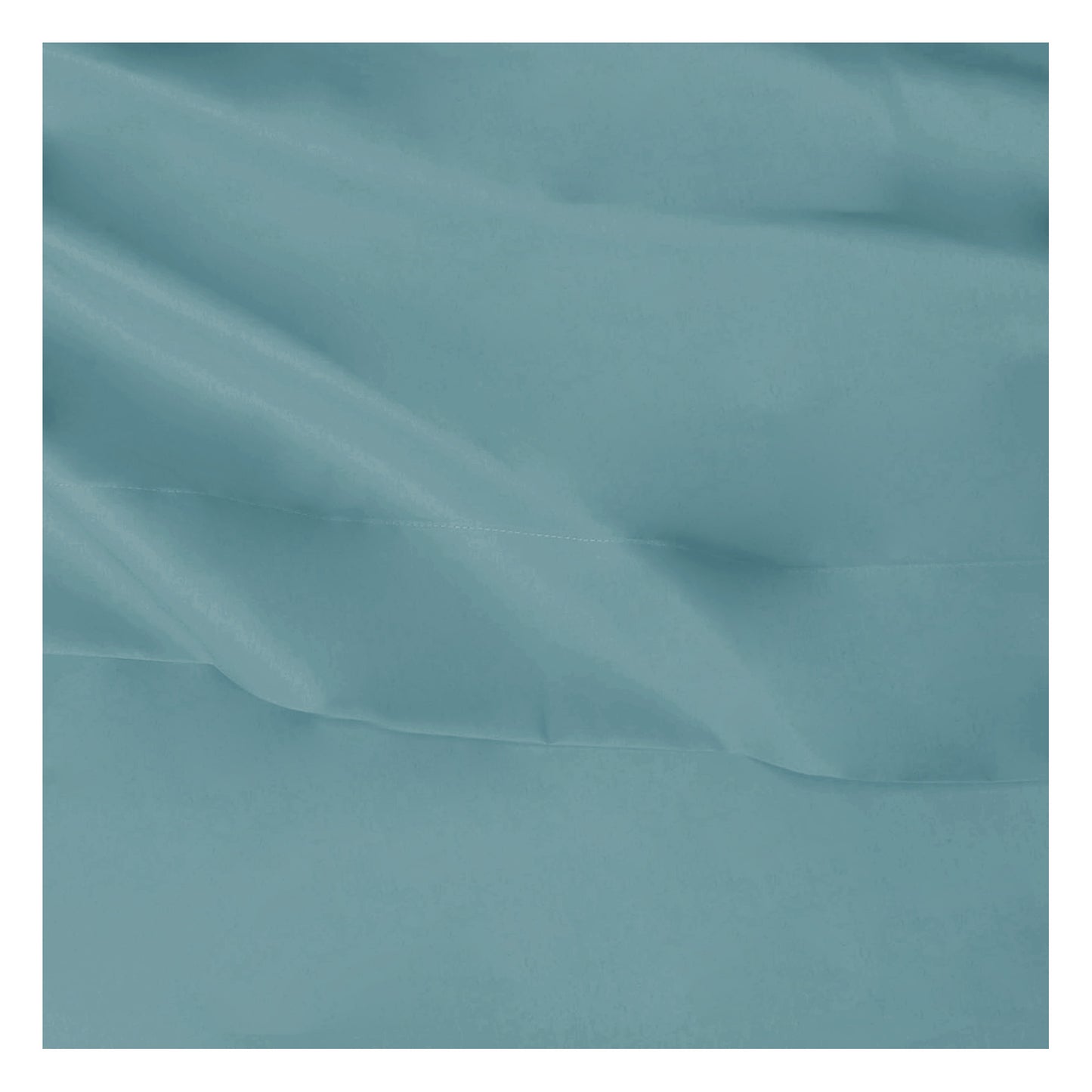 Teal - Side - Belledorm Easycare Percale Platform Valance