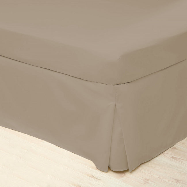 Walnut Whip - Front - Belledorm Easycare Percale Platform Valance