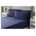Navy - Back - Belledorm Easycare Percale Platform Valance