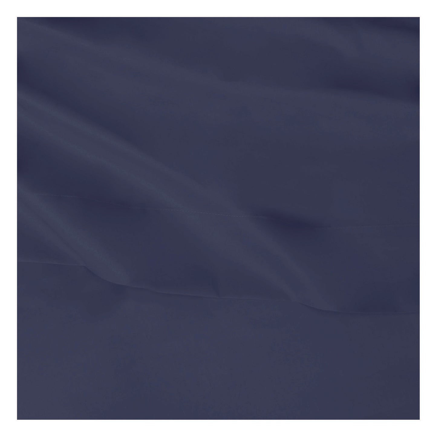 Navy - Side - Belledorm Easycare Percale Platform Valance