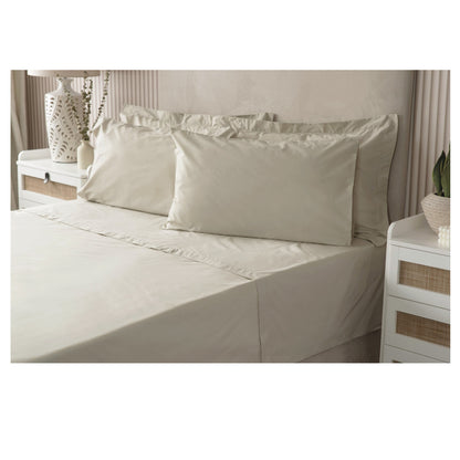 Mushroom - Back - Belledorm Easycare Percale Platform Valance