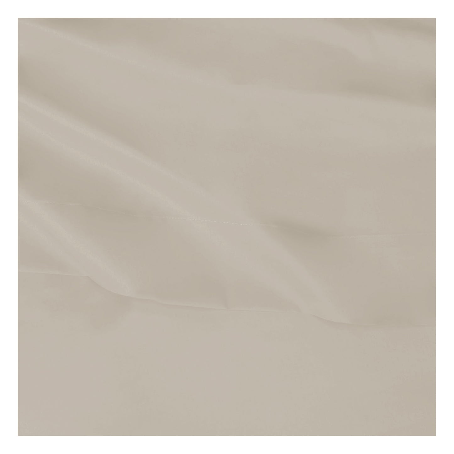 Mushroom - Side - Belledorm Easycare Percale Platform Valance