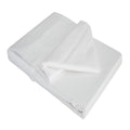 White - Front - Belledorm 100% Cotton Sateen Flat Sheet