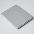 Platinum - Front - Belledorm 540 Thread Count Satin Stripe Flat Sheet