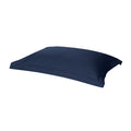 Navy - Front - Belledorm 540 Thread Count Satin Stripe Oxford Pillowcase