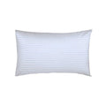 White - Front - Belledorm 540 Thread Count Satin Stripe Housewife Pillowcases (Pair)