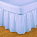 Duck Egg Blue - Front - Belledorm Easy Fit Frilled Platform Valance