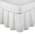 White - Back - Belledorm Easy Fit Frilled Platform Valance
