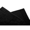 Black - Front - Belledorm Hotel Madison Hand Towel