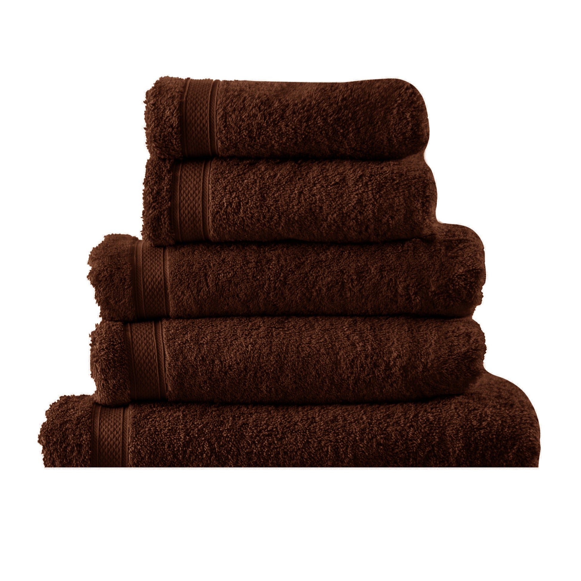 Chocolate - Back - Belledorm Hotel Madison Hand Towel