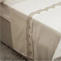 Gold - Front - Belledorm Annaya Flat Sheet