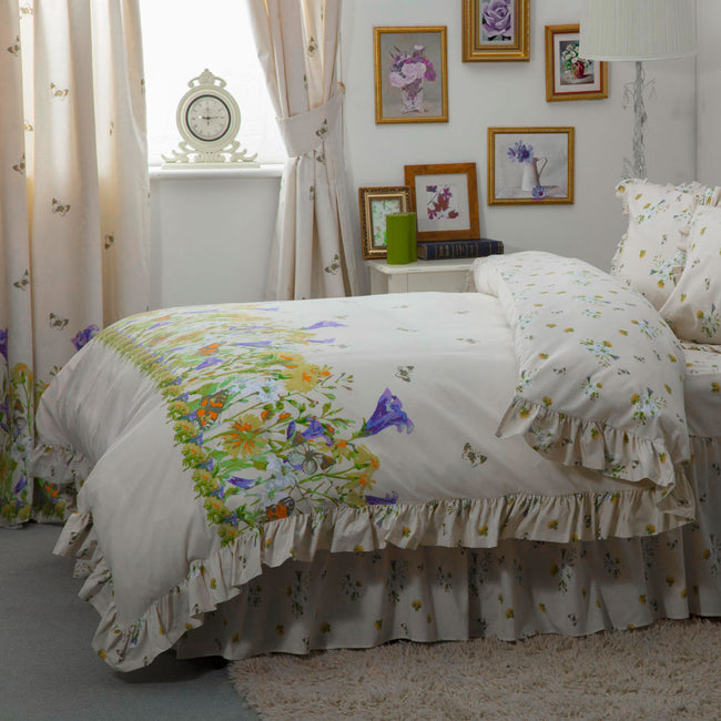 Ivory - Front - Belledorm Bluebell Meadow Duvet Cover