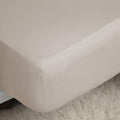 Oyster - Front - Belladorm Pima Cotton 450 Thread Count Extra Deep Fitted Sheet