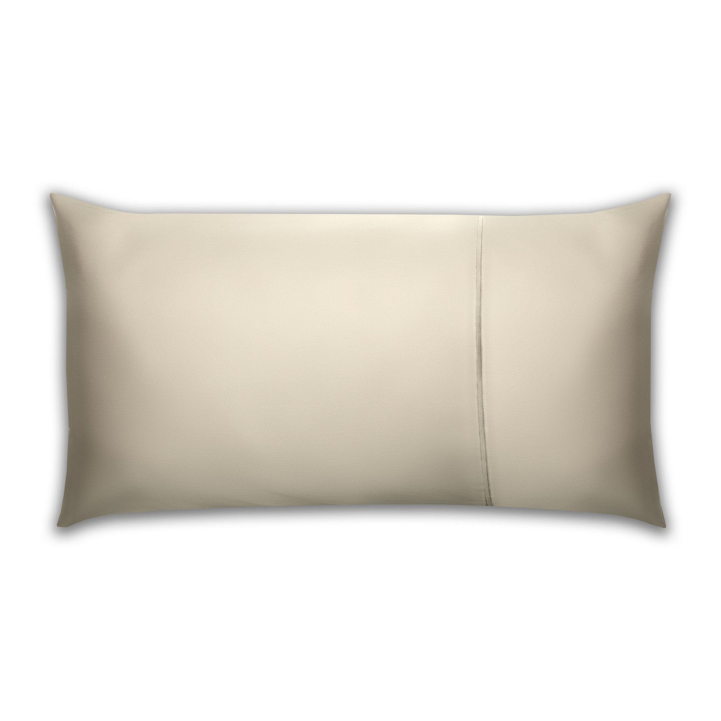 Oyster - Front - Belledorm Pima Cotton 450 Thread Count Bolster Pillowcase