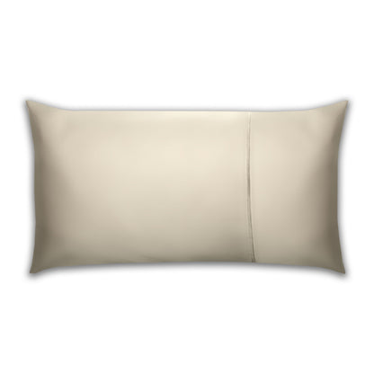 Oyster - Front - Belledorm Pima Cotton 450 Thread Count Bolster Pillowcase