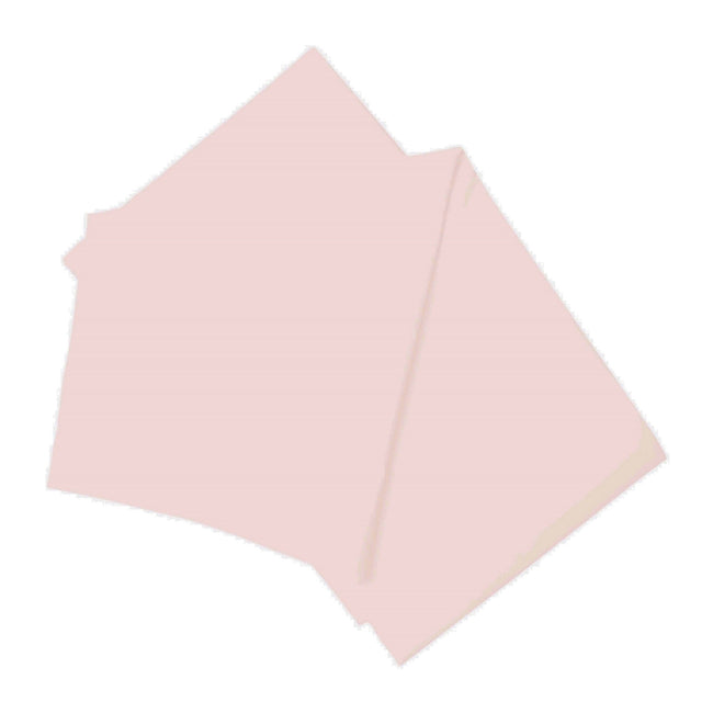 Powder Pink - Front - Belledorm Brushed Cotton Flat Sheet