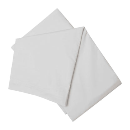 Grey - Front - Belledorm Brushed Cotton Flat Sheet