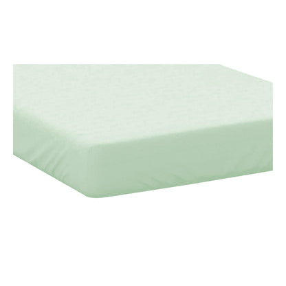Green Apple - Side - Belledorm Brushed Cotton Fitted Sheet