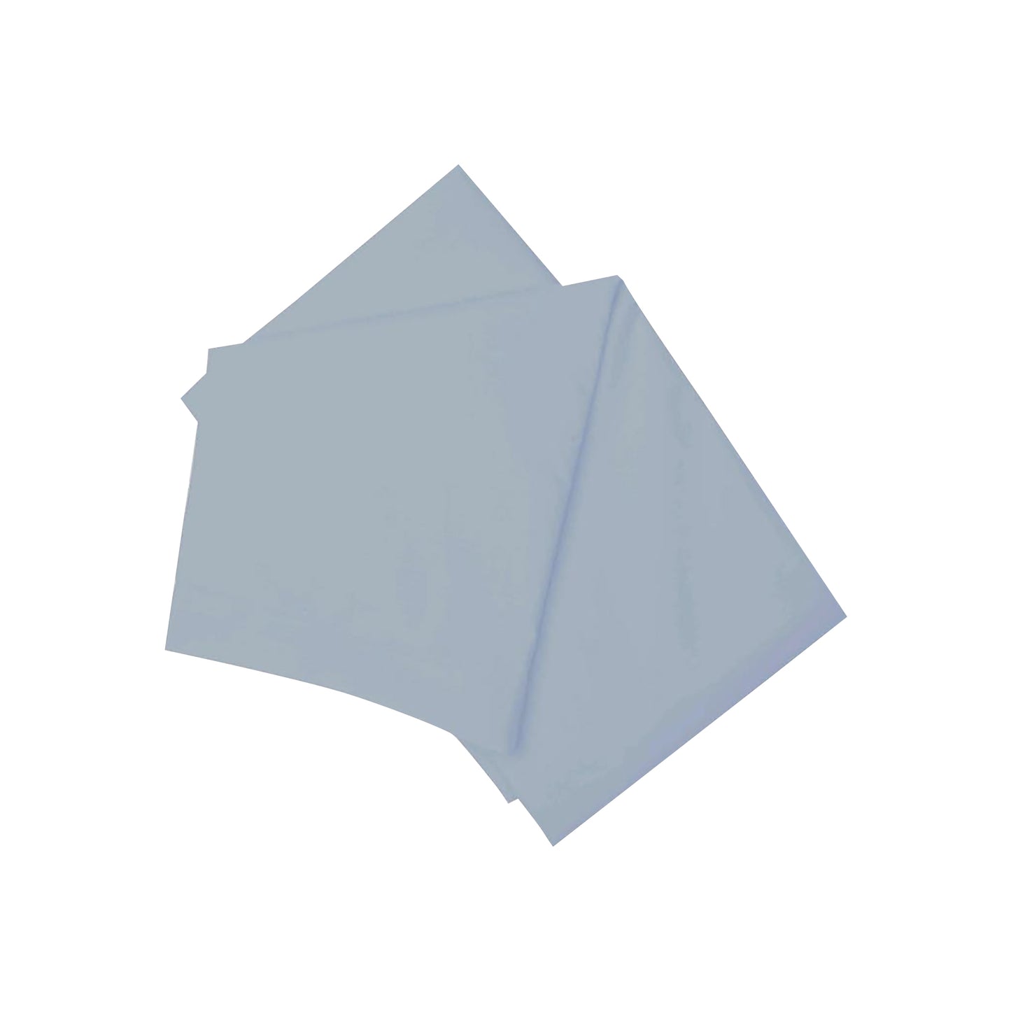 Blue - Front - Belledorm Brushed Cotton Fitted Sheet