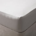 Grey - Back - Belledorm Brushed Cotton Extra Deep Fitted Sheet
