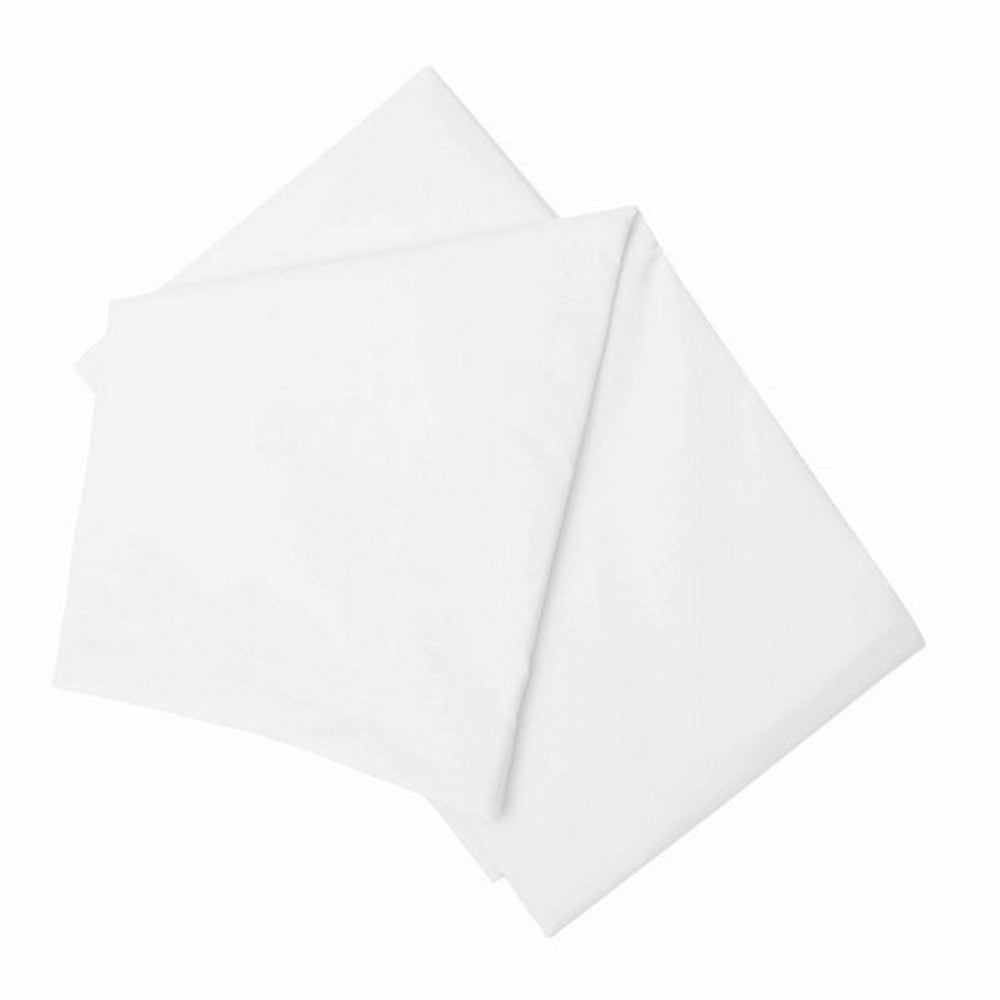 White - Front - Belledorm Brushed Cotton Extra Deep Fitted Sheet
