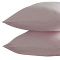 Powder Pink - Front - Belledorm Brushed Cotton Housewife Pillowcase (Pair)
