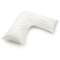 White - Front - Belledorm Easycare Percale V-Shaped Orthopaedic Pillowcase