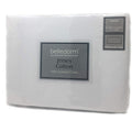 White - Front - Belledorm Jersey Cotton Contour Pillowcase (Pair)