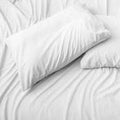 White - Side - Belledorm Jersey Cotton Contour Pillowcase (Pair)