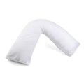 White - Front - Belledorm Clusterball Orthopaedic V Shaped Pillow