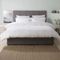 White - Back - Belledorm Ultralux 1000 Thread Count Duvet Cover