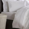 White - Front - Belledorm Ultralux 1000 Thread Count Extra Deep Fitted Sheet