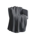 Charcoal - Front - Belledorm Luxury Waffle Throw