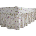 White - Front - Belledorm Delphine Fitted Valance