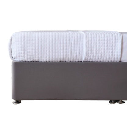 Charcoal - Front - Belledorm Jersey Base Wrap