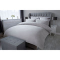 Platinum - Back - Belledorm Staten Island Duvet Cover Set Set