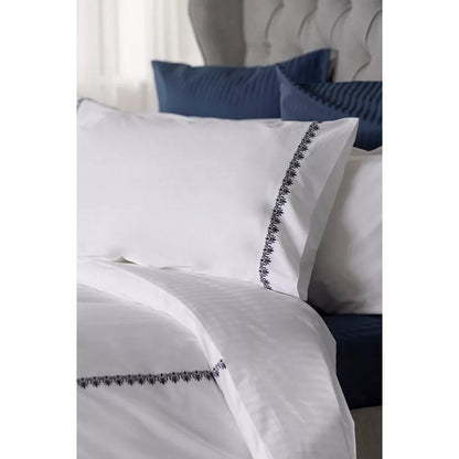 Navy - Side - Belledorm Amelia Duvet Cover Set