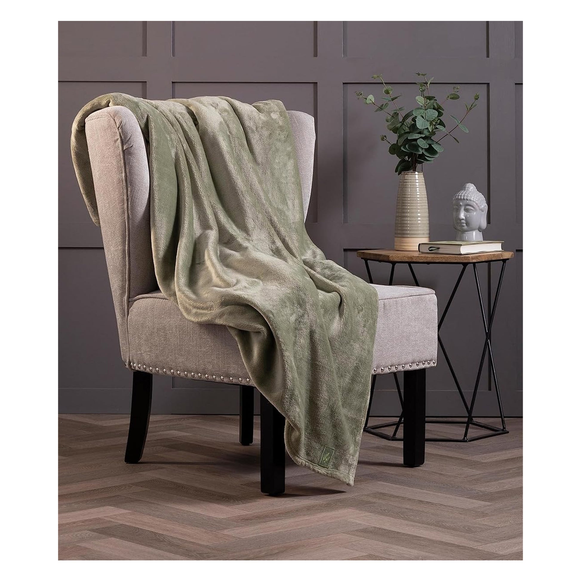 Sage - Side - Heat Holders Blanket