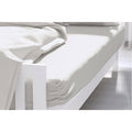 White - Back - Belledorm Divan Extra Deep Fitted Sheet